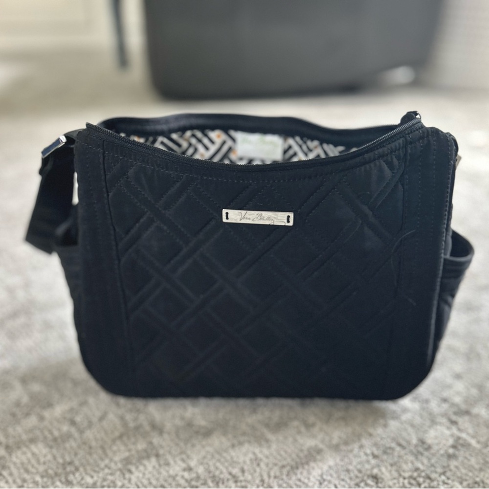 Vera Bradley Black Quilted Crossbody Bag
